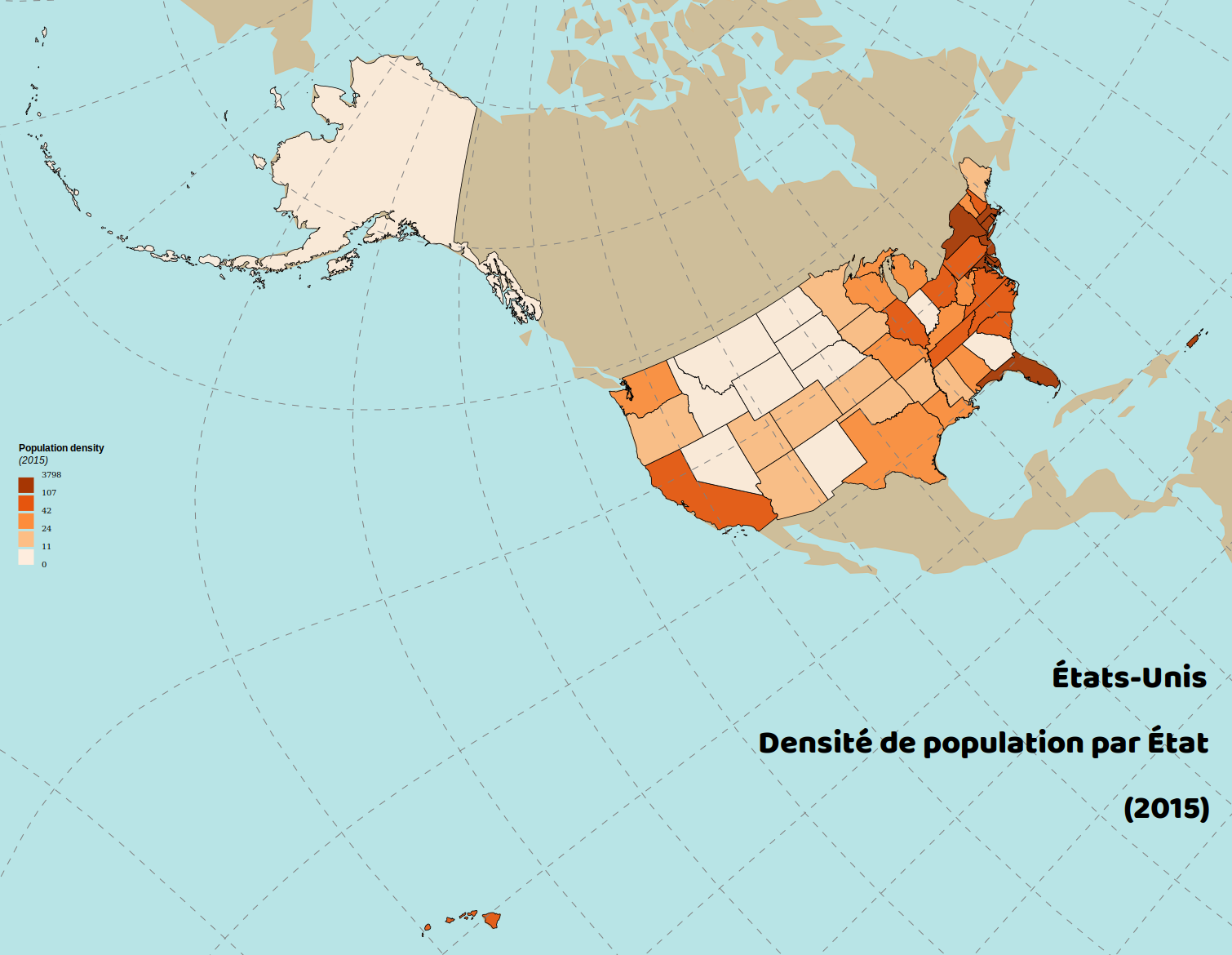 USA population density