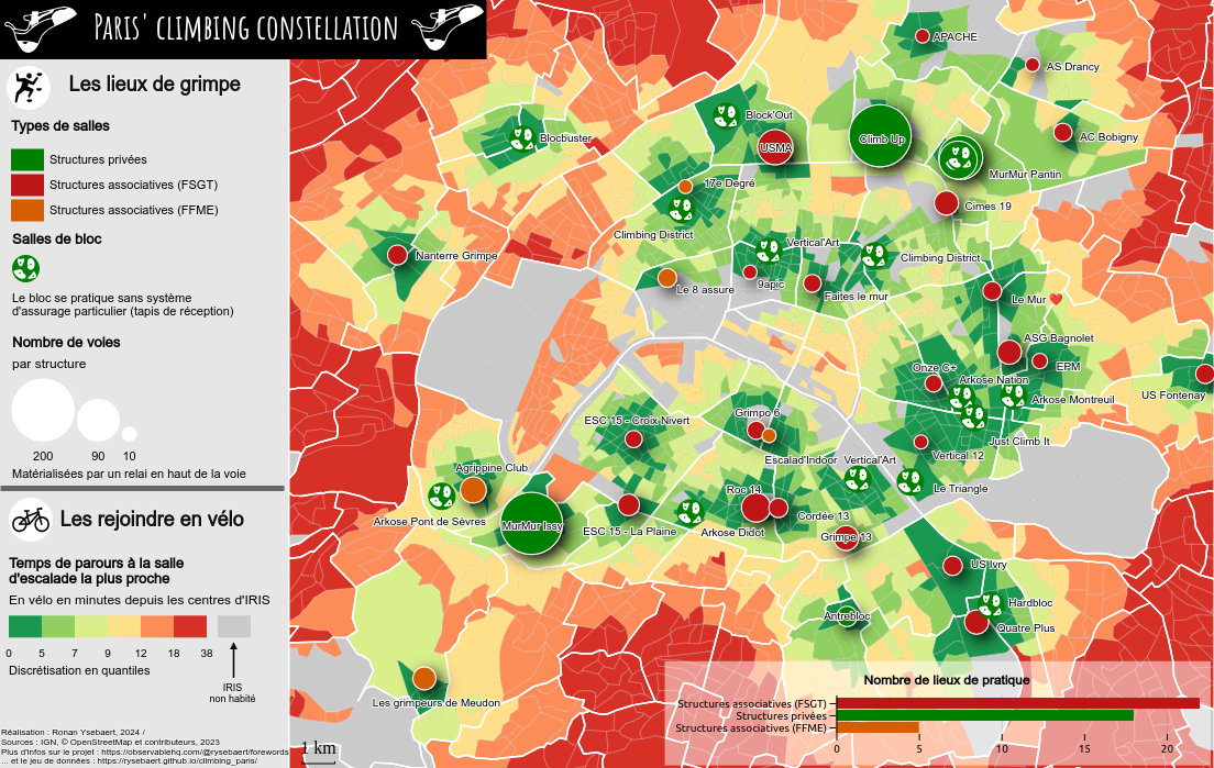 Map 'Climbing in Paris'