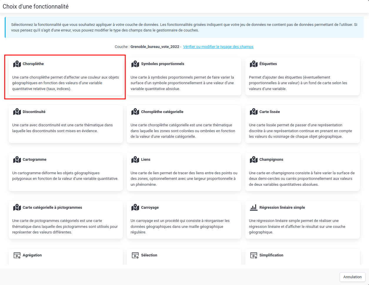 Choix d'une représentation choroplèthe