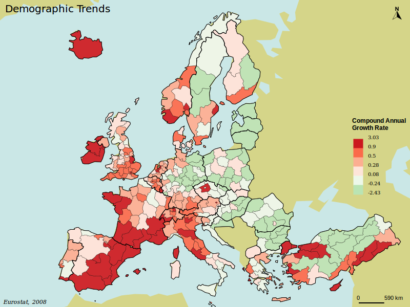 Choropleth map