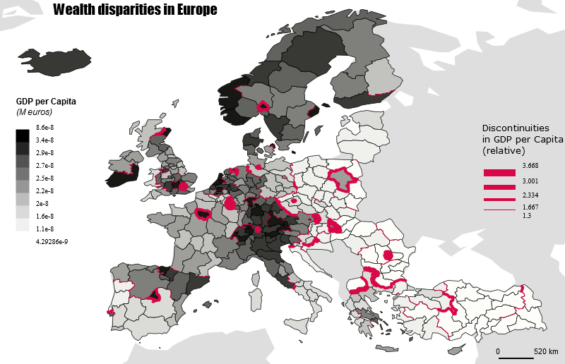 Discontinuity map